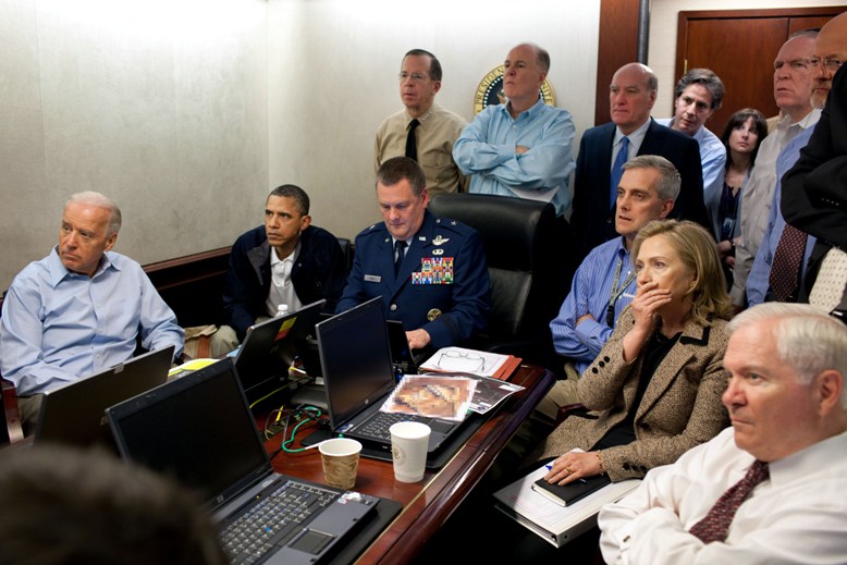 white house situation room during the raid on bin laden